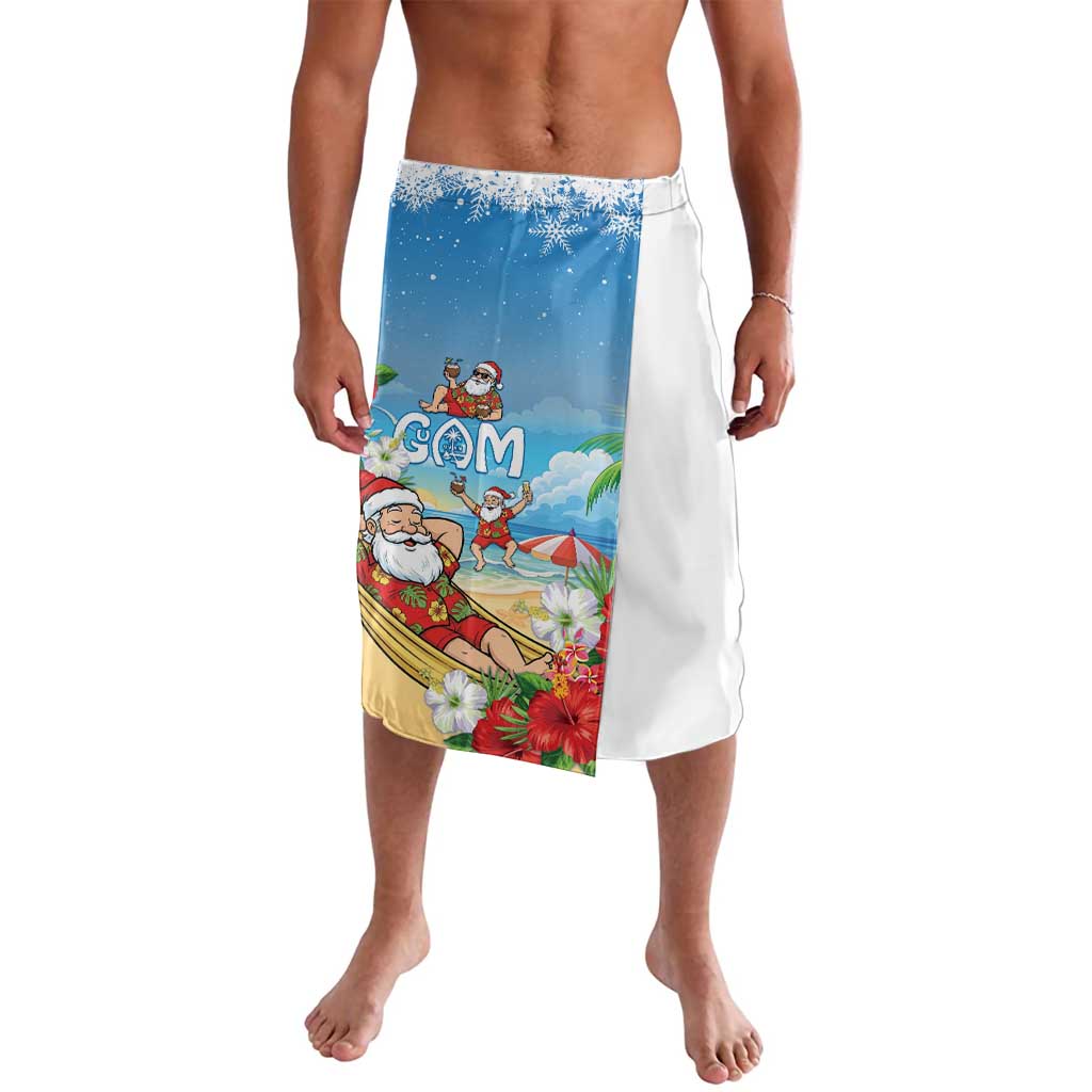 Guam Christmas Lavalava Felis Pasgua Chilling Santa - Polynesian Pride
