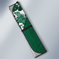 Custom Hawaii Football Auto Sun Shade Rainbow Warriors Tropical Vibes - Polynesian Pride