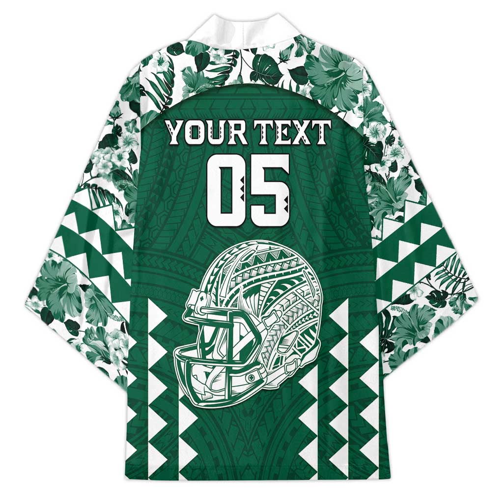 Custom Hawaii Football Kimono Rainbow Warriors Tropical Vibes - Polynesian Pride