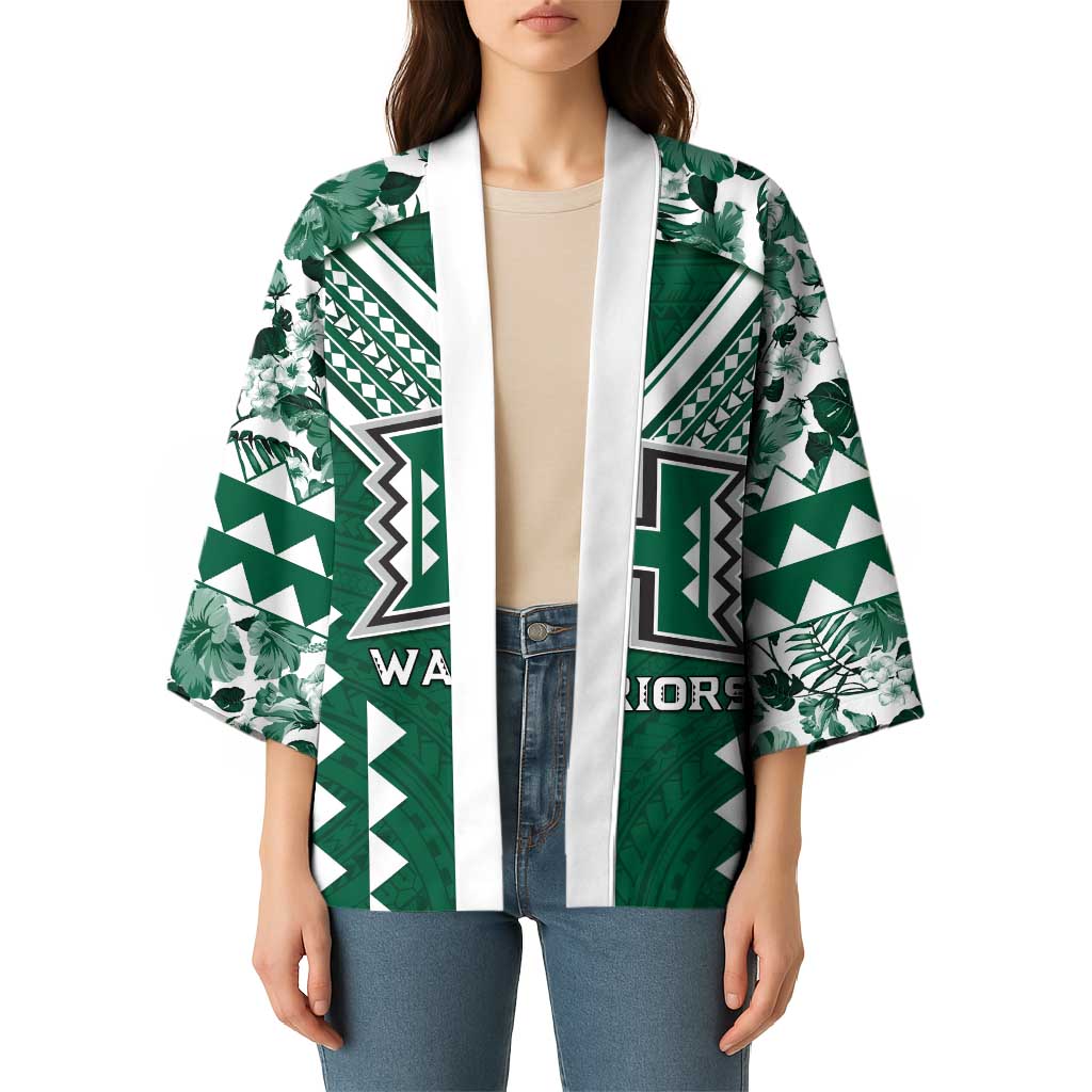 Custom Hawaii Football Kimono Rainbow Warriors Tropical Vibes - Polynesian Pride