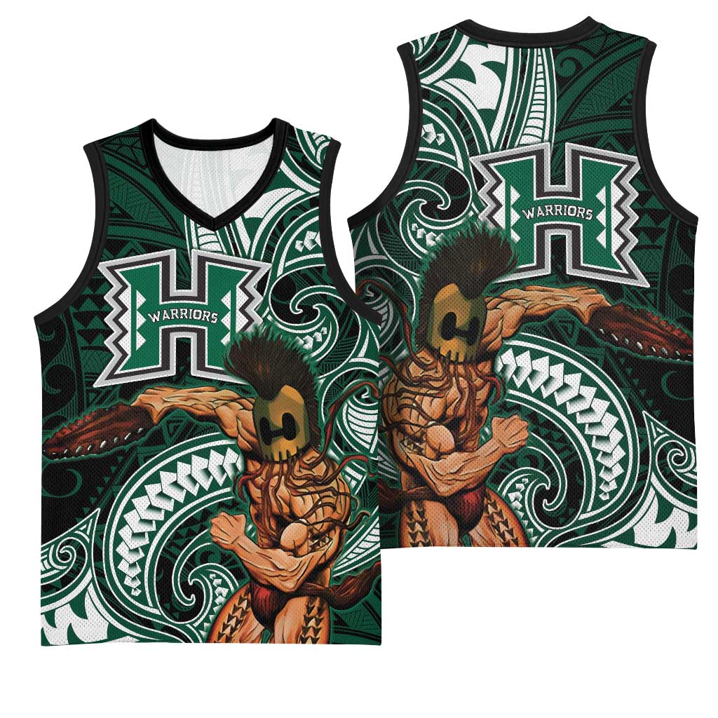 Hawaii Ikaika Warrior Football Basketball Jersey Polynesian Tribal Tattoo - Polynesian Pride