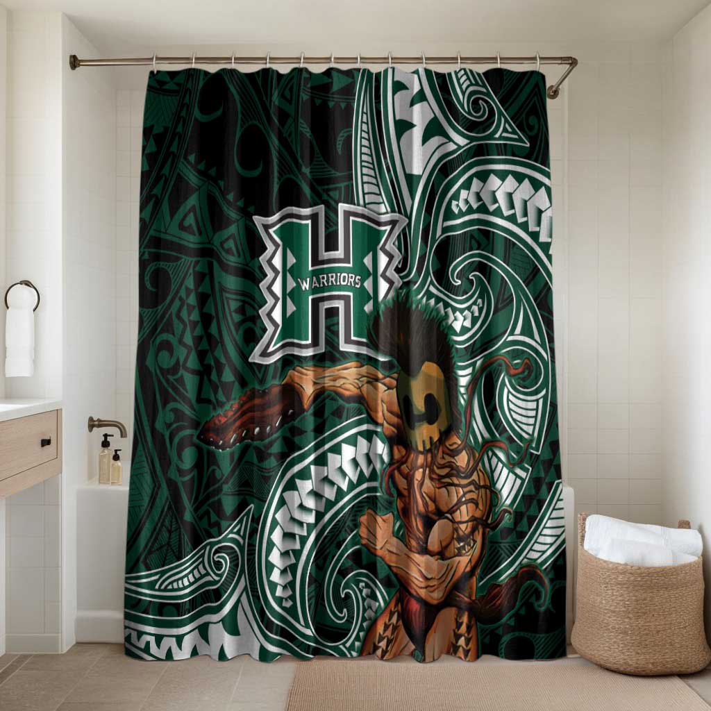 Hawaii Ikaika Warrior Football Bathroom Set Polynesian Tribal Tattoo - Polynesian Pride