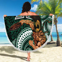Hawaii Ikaika Warrior Football Beach Blanket Polynesian Tribal Tattoo - Polynesian Pride