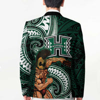 Hawaii Ikaika Warrior Football Blazer Polynesian Tribal Tattoo - Polynesian Pride