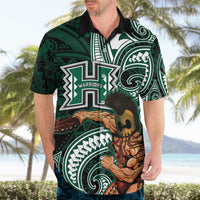 Hawaii Ikaika Warrior Football Hawaiian Shirt Polynesian Tribal Tattoo - Polynesian Pride