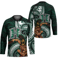 Hawaii Ikaika Warrior Football Hockey Jersey Polynesian Tribal Tattoo - Polynesian Pride
