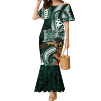 Hawaii Ikaika Warrior Football Mermaid Dress Polynesian Tribal Tattoo - Polynesian Pride