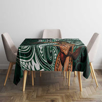 Hawaii Ikaika Warrior Football Tablecloth Polynesian Tribal Tattoo - Polynesian Pride