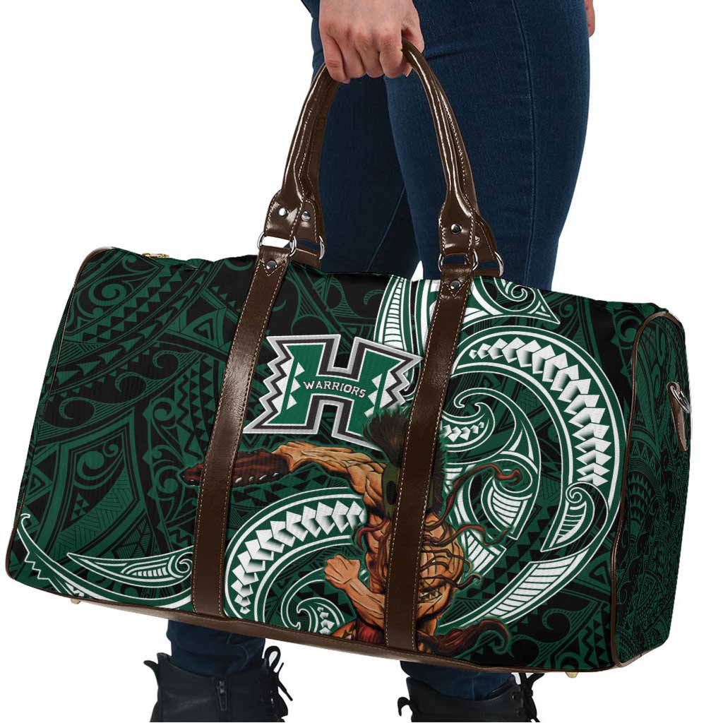 Hawaii Ikaika Warrior Football Travel Bag Polynesian Tribal Tattoo - Polynesian Pride