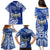 Personalised Hafa Adai Guam History and Chamorro Heritage Day Family Matching Puletasi Dress and Hawaiian Shirt Blue Latte Stone LT05 - Polynesian Pride