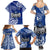 Personalised Hafa Adai Guam History and Chamorro Heritage Day Family Matching Summer Maxi Dress and Hawaiian Shirt Blue Latte Stone LT05 - Polynesian Pride