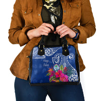 Hafa Adai Guam History and Chamorro Heritage Day Shoulder Handbag Blue Latte Stone LT05 - Polynesian Pride