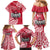 Personalised Hafa Adai Guam History and Chamorro Heritage Day Family Matching Mermaid Dress and Hawaiian Shirt Red Latte Stone LT05 - Polynesian Pride