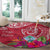 Hafa Adai Guam History and Chamorro Heritage Day Round Carpet Red Latte Stone LT05 - Polynesian Pride