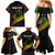 Personalised LGBT History Month Family Matching Mermaid Dress and Hawaiian Shirt Proud And Happy Polynesian Dolphin LT05 - Polynesian Pride