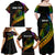 Personalised LGBT History Month Family Matching Off Shoulder Maxi Dress and Hawaiian Shirt Proud And Happy Polynesian Dolphin LT05 - Polynesian Pride