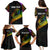 Personalised LGBT History Month Family Matching Puletasi Dress and Hawaiian Shirt Proud And Happy Polynesian Dolphin LT05 - Polynesian Pride