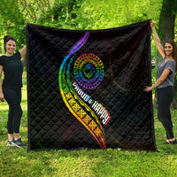 LGBT History Month Quilt Proud And Happy Polynesian Dolphin LT05 - Polynesian Pride