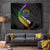 LGBT History Month Tapestry Proud And Happy Polynesian Dolphin LT05 Black - Polynesian Pride