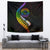 LGBT History Month Tapestry Proud And Happy Polynesian Dolphin LT05 - Polynesian Pride