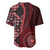 New Zealand Aotearoa Baseball Jersey Maori Harakeke Weaving Pattern Red LT05 - Polynesian Pride