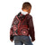 New Zealand Aotearoa Kid Hoodie Maori Harakeke Weaving Pattern Red LT05 - Polynesian Pride