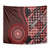 New Zealand Aotearoa Tapestry Maori Harakeke Weaving Pattern Red LT05 - Polynesian Pride