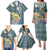 Personalised Hawaii State Family Matching Puletasi Dress and Hawaiian Shirt Tropical Flowers With Tartan Pattern LT05 - Polynesian Pride