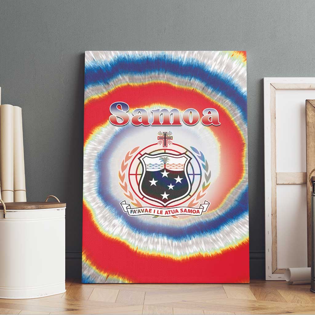 Samoa Canvas Wall Art Tie Dye Unique Style LT05 - Polynesian Pride