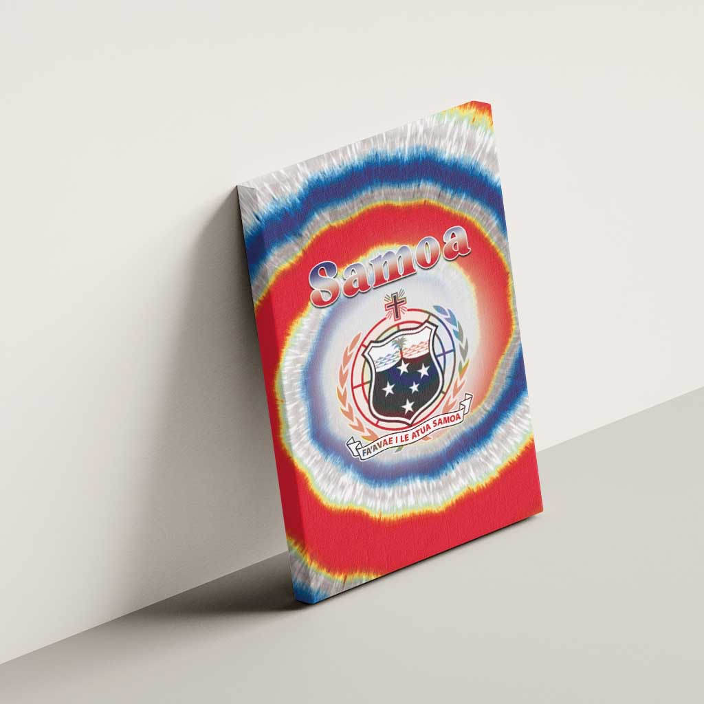Samoa Canvas Wall Art Tie Dye Unique Style LT05 - Polynesian Pride
