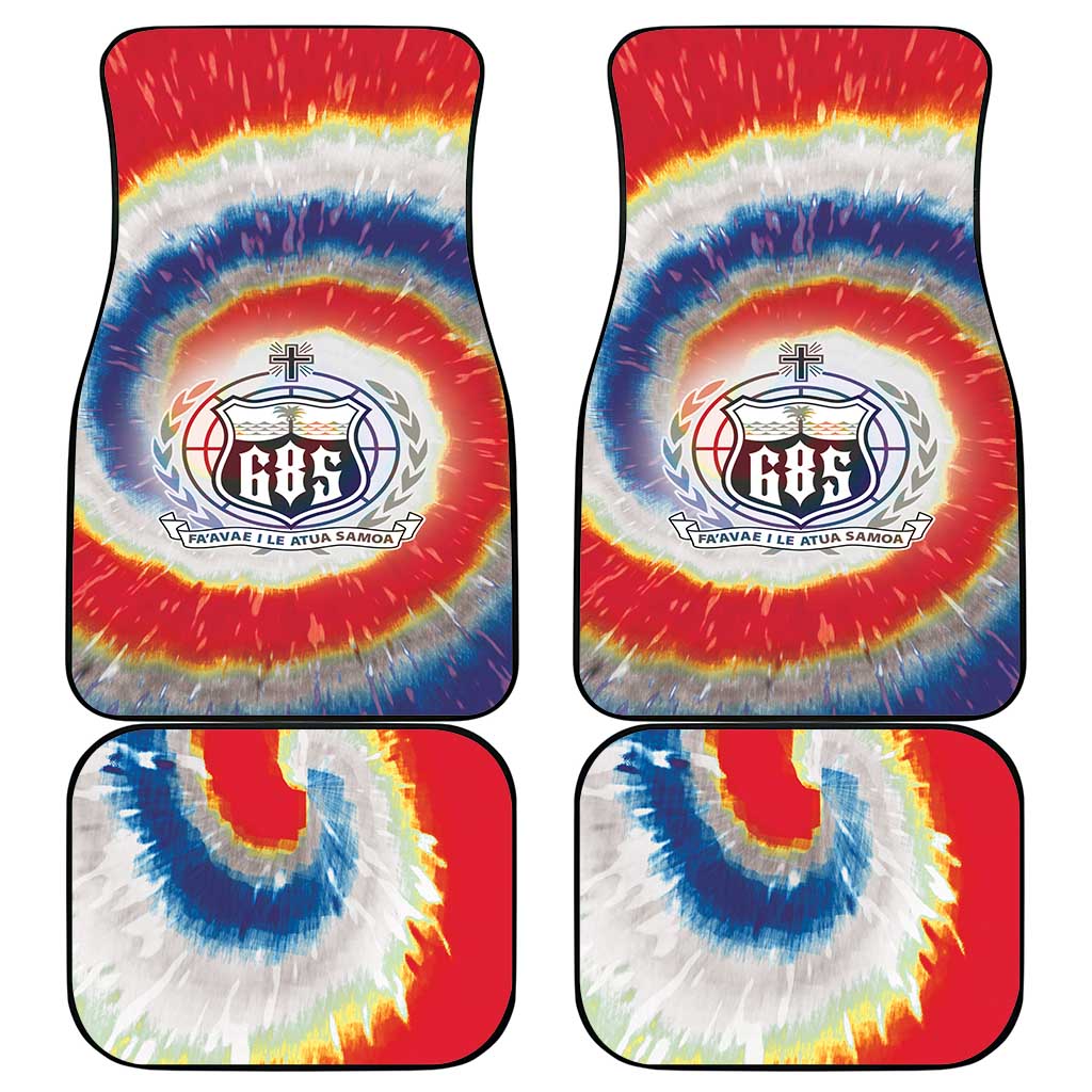 Samoa Car Mats Tie Dye Unique Style LT05 - Polynesian Pride