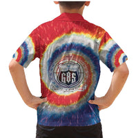 Samoa Family Matching Mermaid Dress and Hawaiian Shirt Tie Dye Unique Style