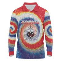 Samoa Long Sleeve Polo Shirt Tie Dye Unique Style LT05 Colorful - Polynesian Pride
