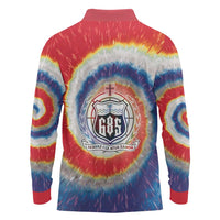 Samoa Long Sleeve Polo Shirt Tie Dye Unique Style LT05 - Polynesian Pride