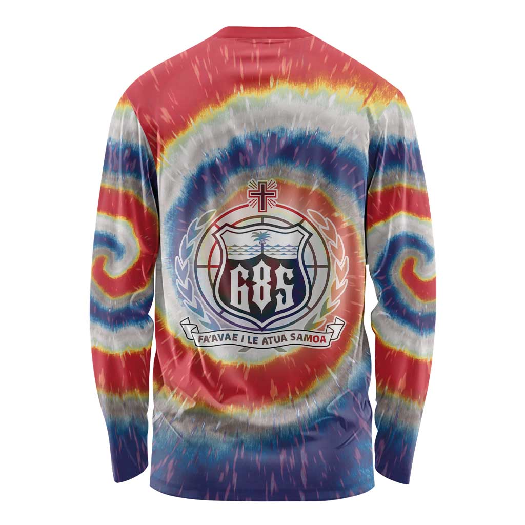 Samoa Long Sleeve Shirt Tie Dye Unique Style