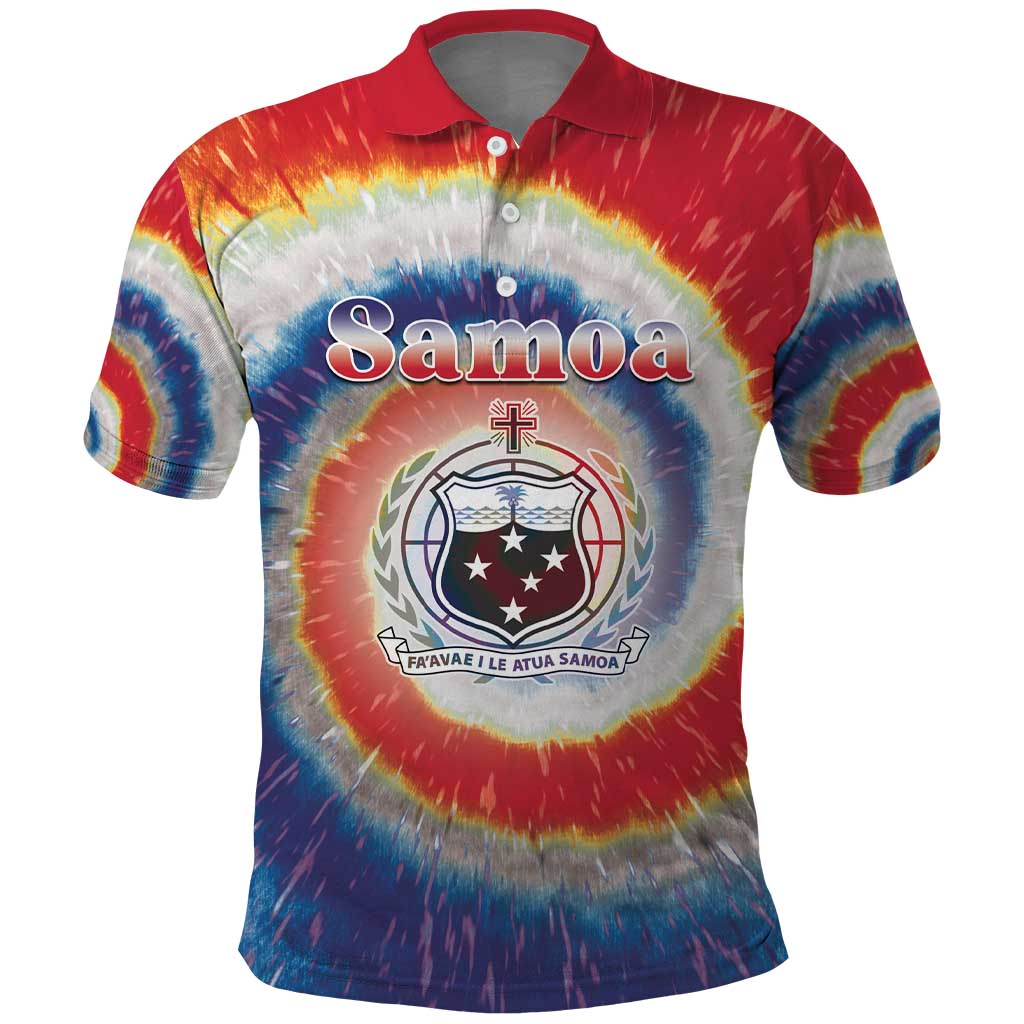 Samoa Polo Shirt Tie Dye Unique Style