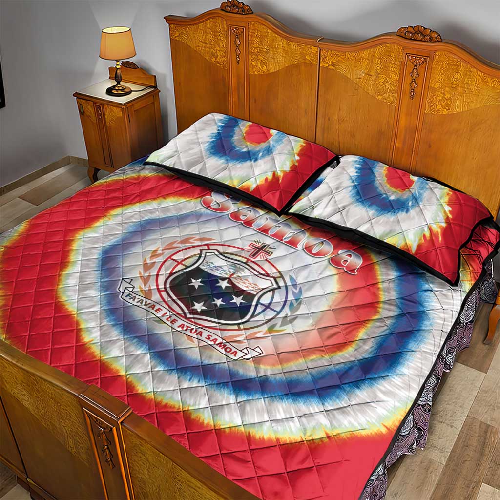 Samoa Quilt Bed Set Tie Dye Unique Style LT05 - Polynesian Pride