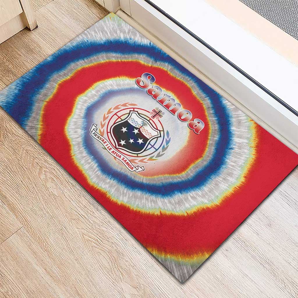 Samoa Rubber Doormat Tie Dye Unique Style LT05 - Polynesian Pride
