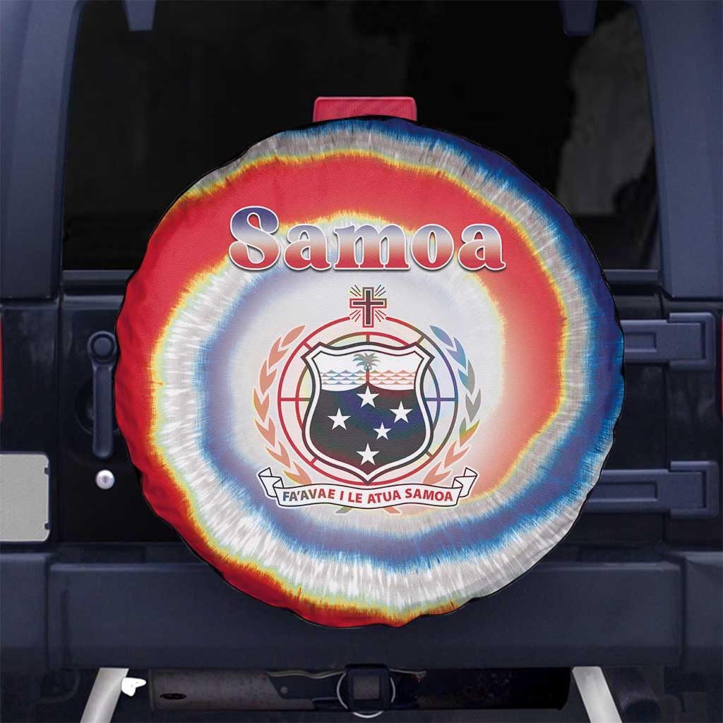 Samoa Spare Tire Cover Tie Dye Unique Style LT05 - Polynesian Pride