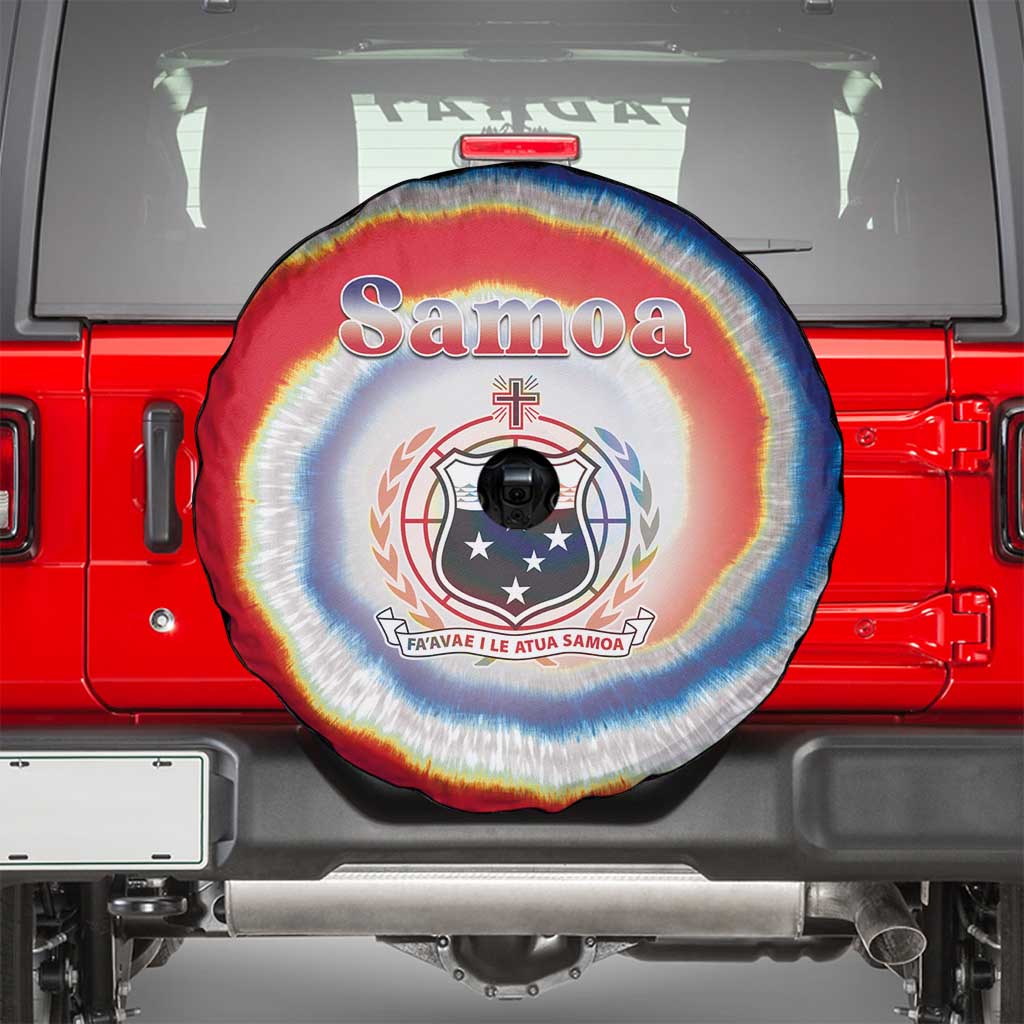 Samoa Spare Tire Cover Tie Dye Unique Style LT05 - Polynesian Pride
