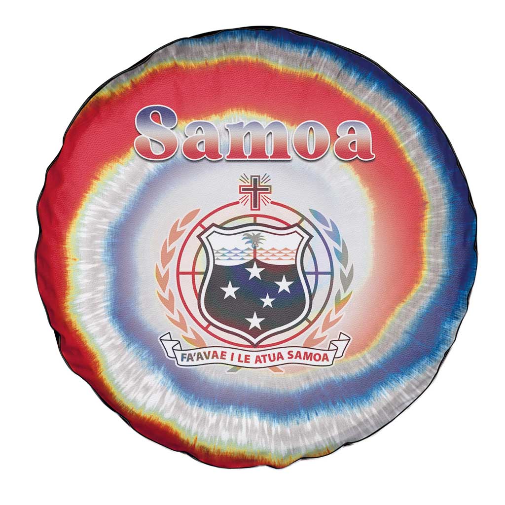 Samoa Spare Tire Cover Tie Dye Unique Style LT05 - Polynesian Pride