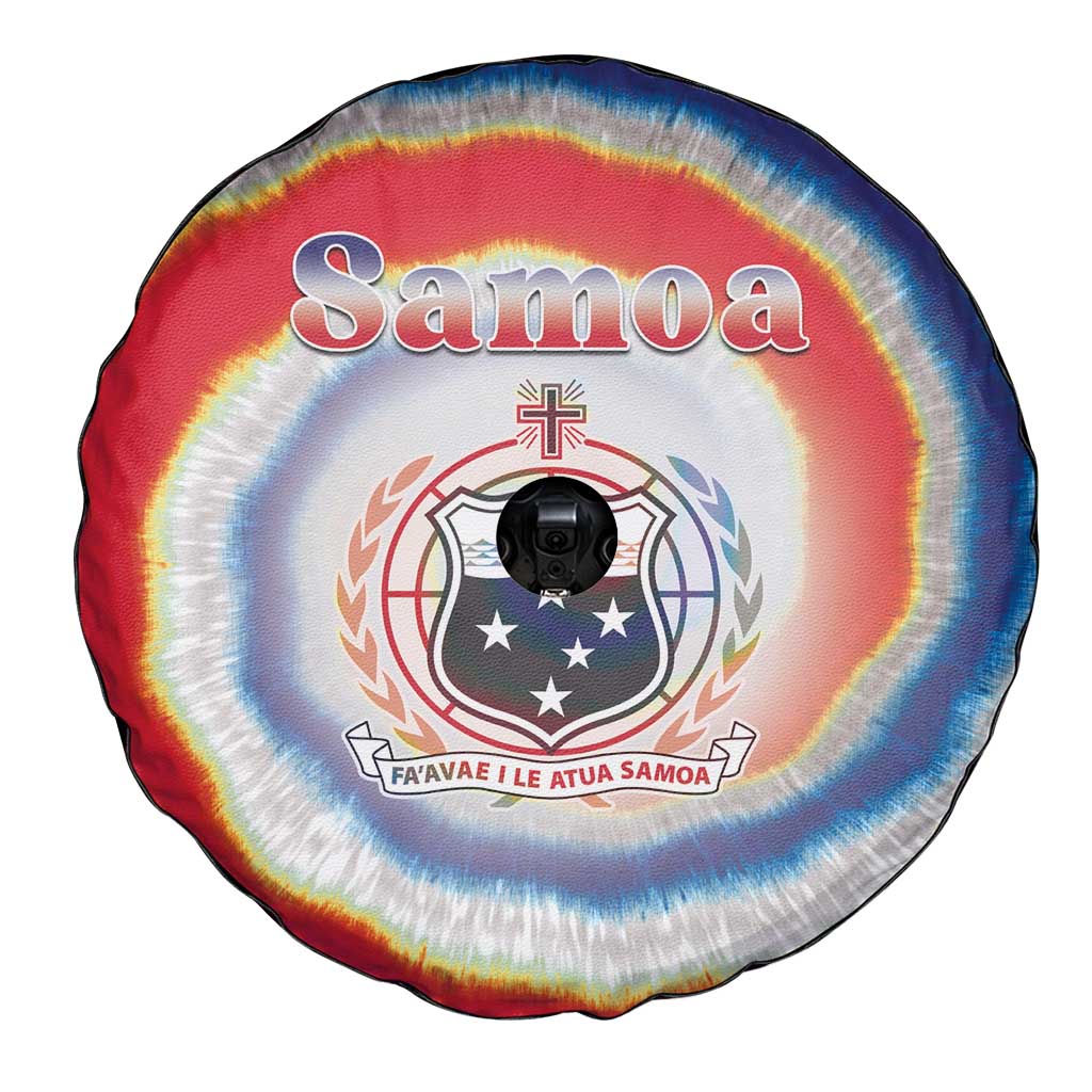 Samoa Spare Tire Cover Tie Dye Unique Style LT05 - Polynesian Pride