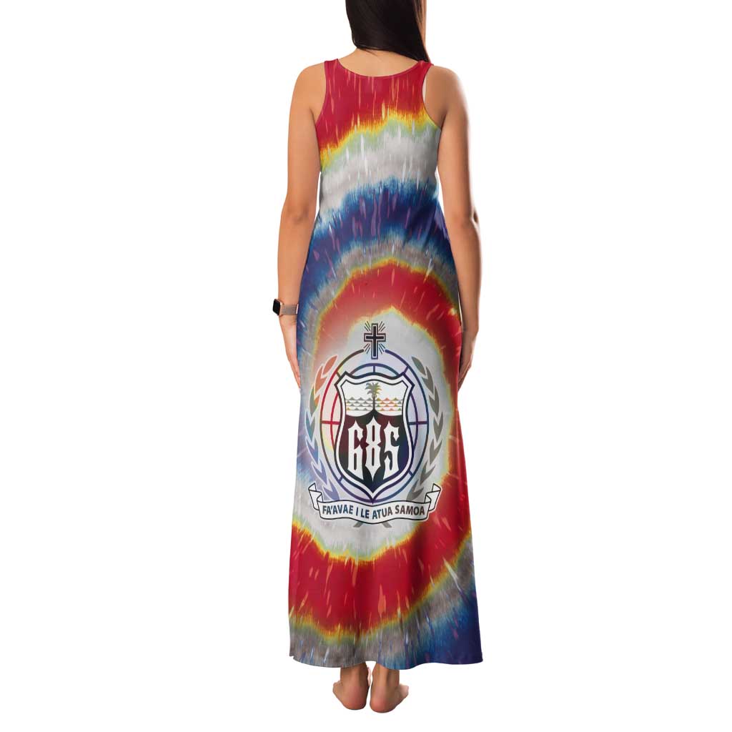 Samoa Tank Maxi Dress Tie Dye Unique Style
