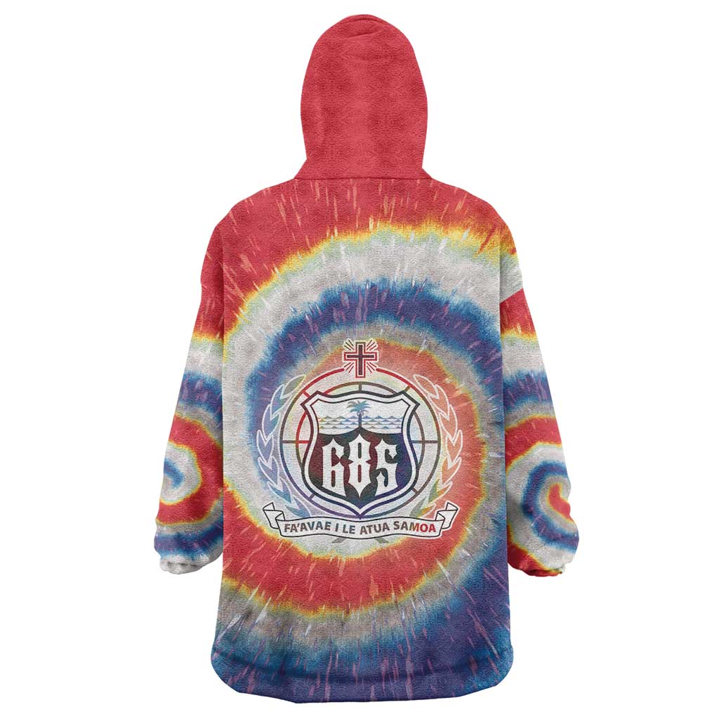 Samoa Wearable Blanket Hoodie Tie Dye Unique Style LT05 - Polynesian Pride