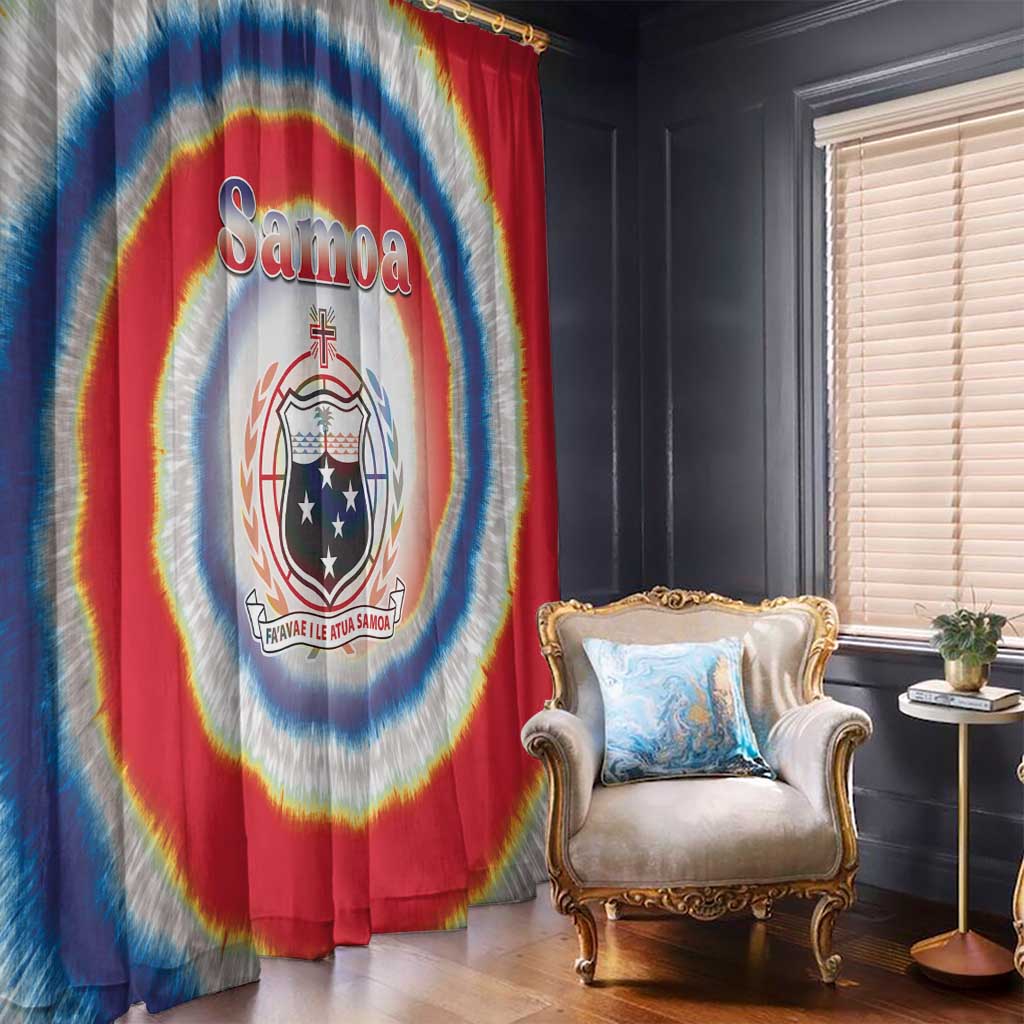 Samoa Window Curtain Tie Dye Unique Style LT05 - Polynesian Pride