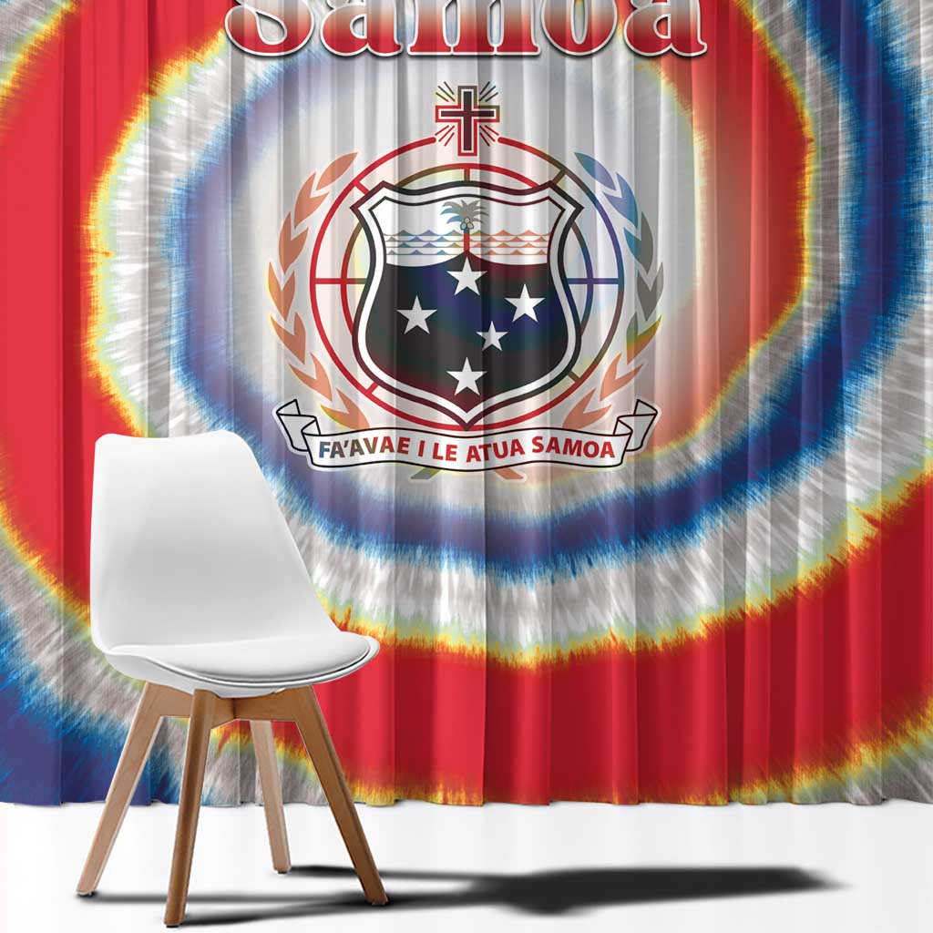 Samoa Window Curtain Tie Dye Unique Style LT05 - Polynesian Pride
