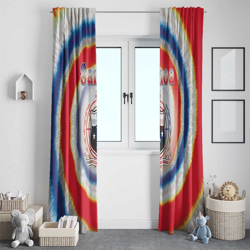 Samoa Window Curtain Tie Dye Unique Style LT05 - Polynesian Pride