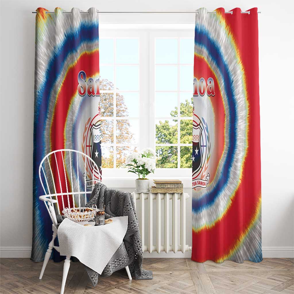 Samoa Window Curtain Tie Dye Unique Style LT05 - Polynesian Pride