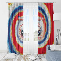 Samoa Window Curtain Tie Dye Unique Style LT05 - Polynesian Pride
