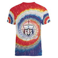 Samoa Women V-Neck T-Shirt Tie Dye Unique Style LT05 - Polynesian Pride